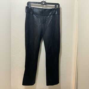 Alice and Olivia black snake print trouser size 0